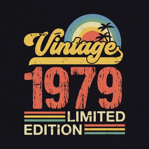 Retro vintage 1979 limited edition by Crafty Pirate 